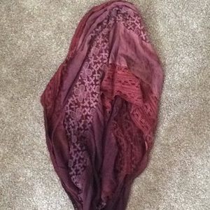 Free People Purple Ombré Scarf
